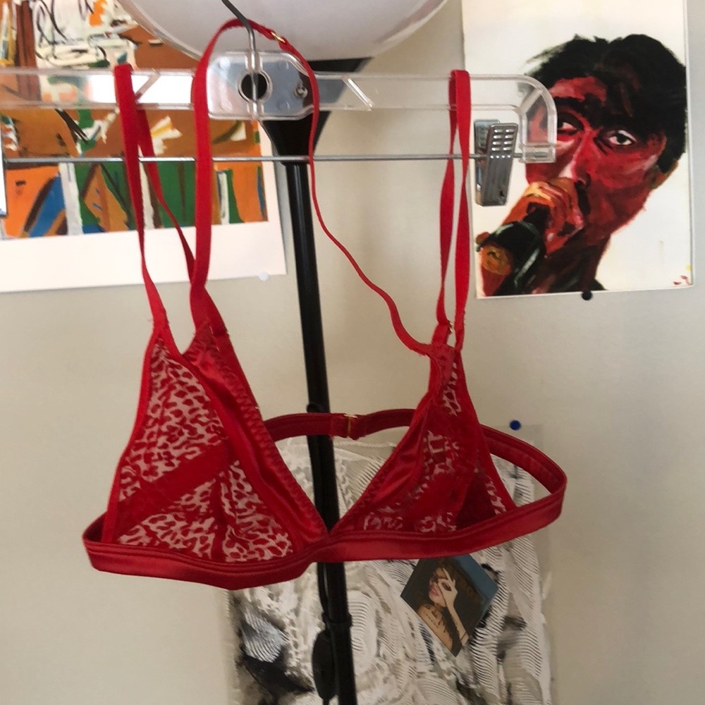 *SOLD* Coco de Mer x Playboy Velvet Leopard Bralette
